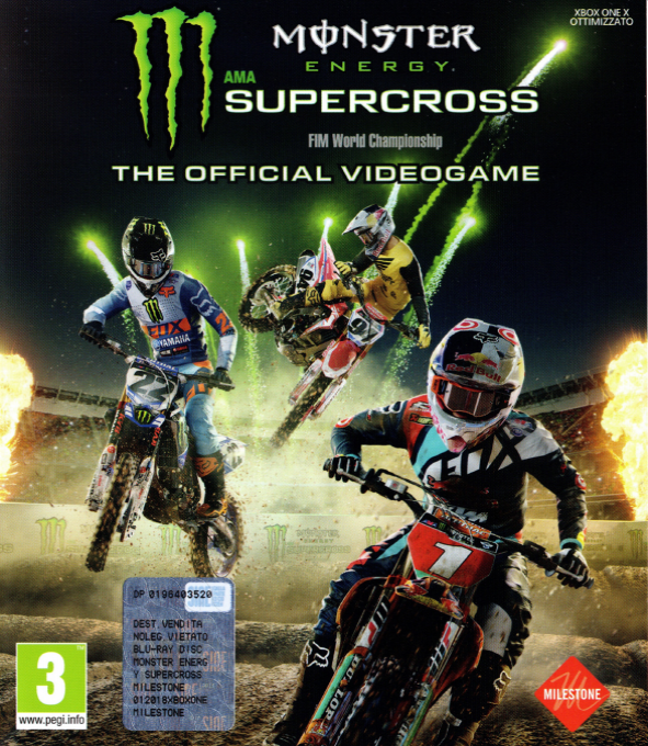 Monster Energy Supercross: The Official Videogame box art