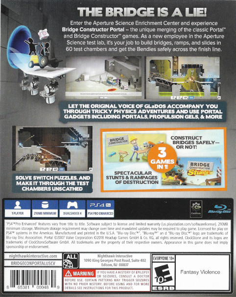 Bridge Constructor: Portal — box-2D-back (US)