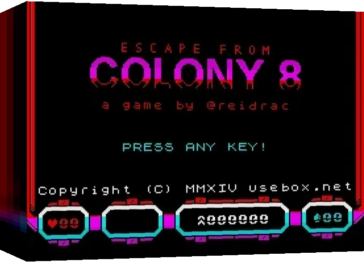 Escape From Colony 8 — box-3D (WOR)