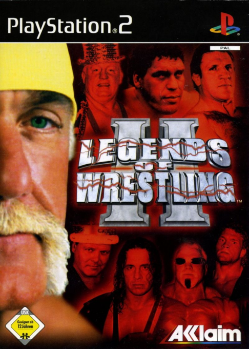 Legends of Wrestling II — box-2D (DE)
