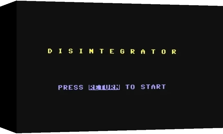 Disintegrator — box-3D (WOR)