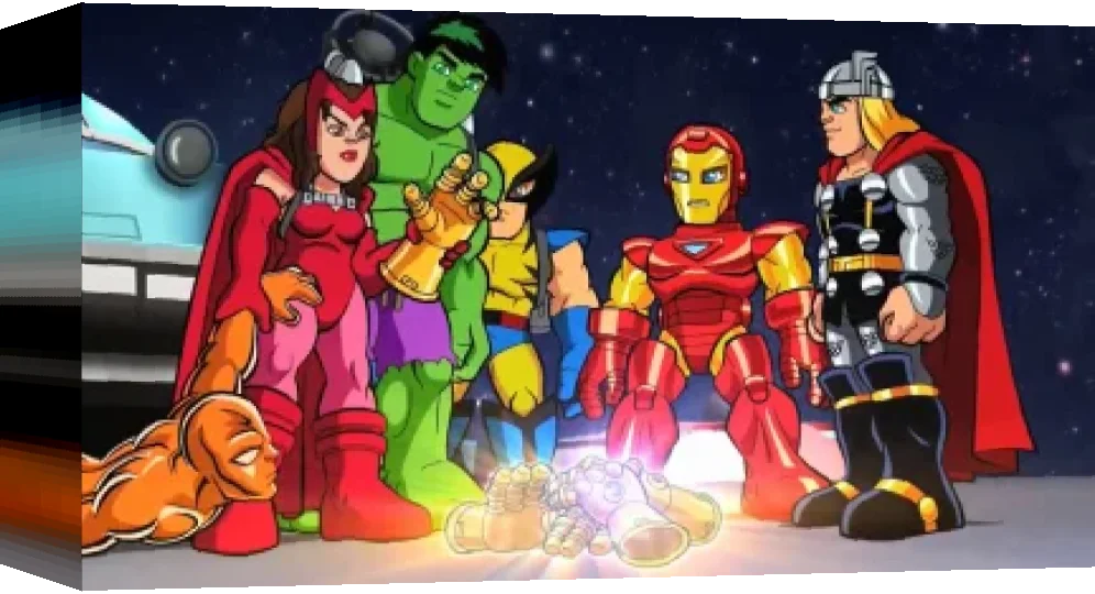 Marvel Super Hero Squad - The Infinity Gauntlet — box-3D (WOR)