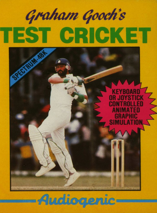 Graham Gooch's Test Cricket box art