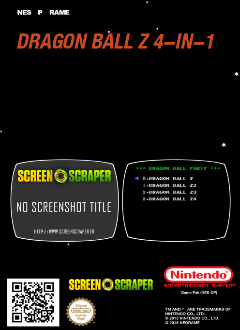 Dragon Ball Z 4-in-1 — box-2D-back (SS)