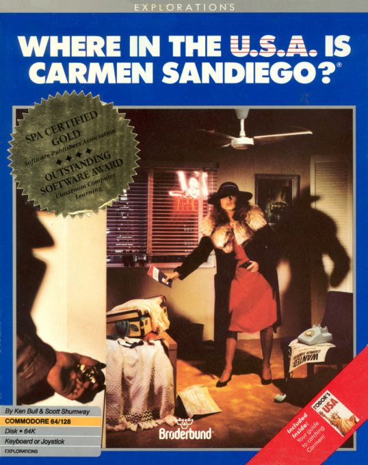 Where in the U.S.A. Is Carmen Sandiego? box art