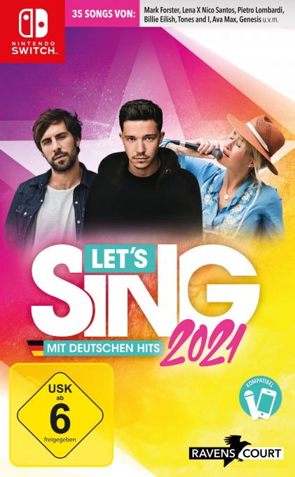 Let's Sing 2021: mit deutschen Hits box art