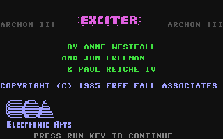Archon III : Exciter — sstitle (WOR)