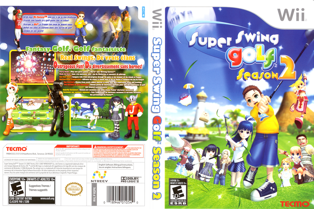 Super Swing Golf Season 2 — box-texture (US)