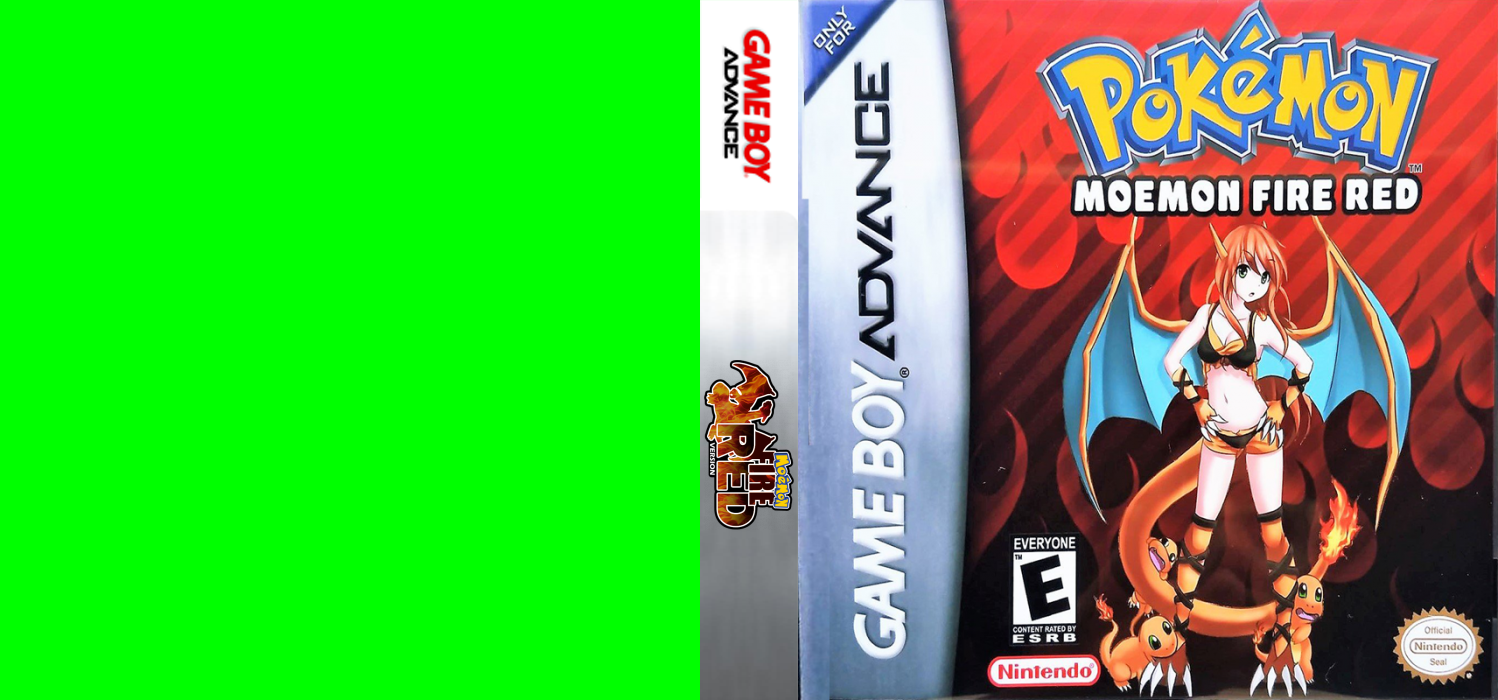 Pokémon : Moémon FireRed Version — box-texture (WOR)