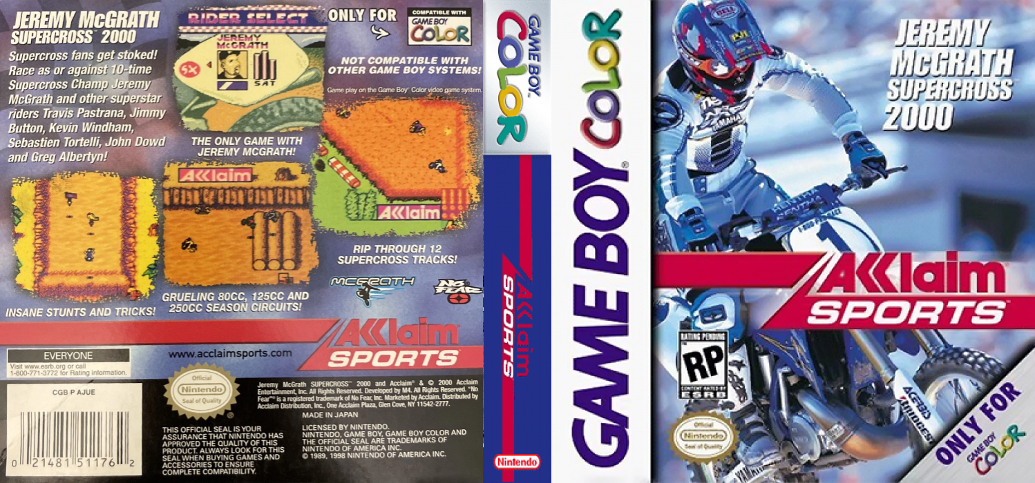 Jeremy McGrath Supercross 2000 — box-texture (US)
