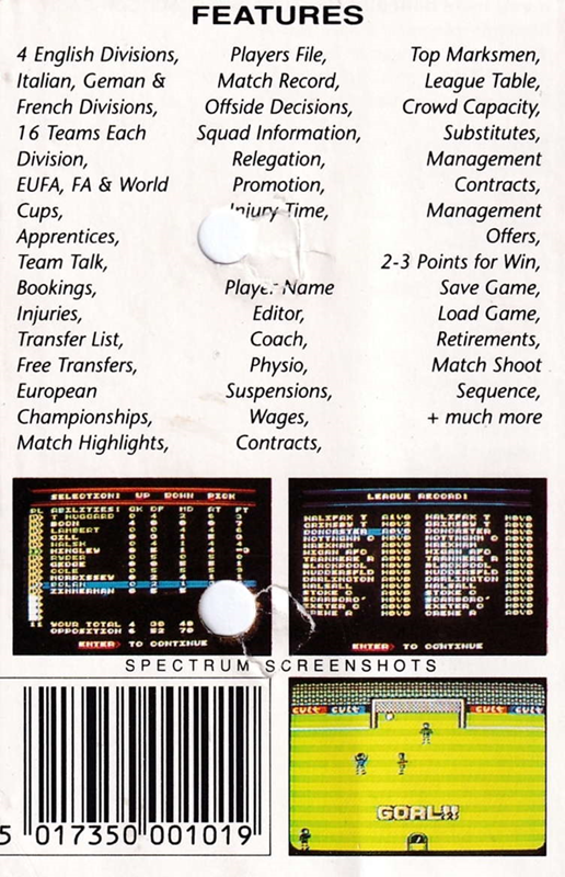 Striker Manager — box-2D-back (EU)