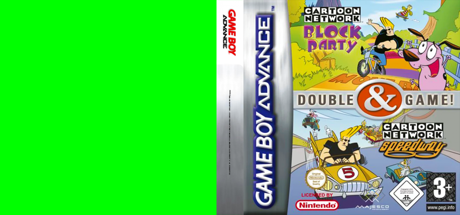 Double Game! - Cartoon Network Block Party & Cartoon Network Speedway — box-texture (EU)