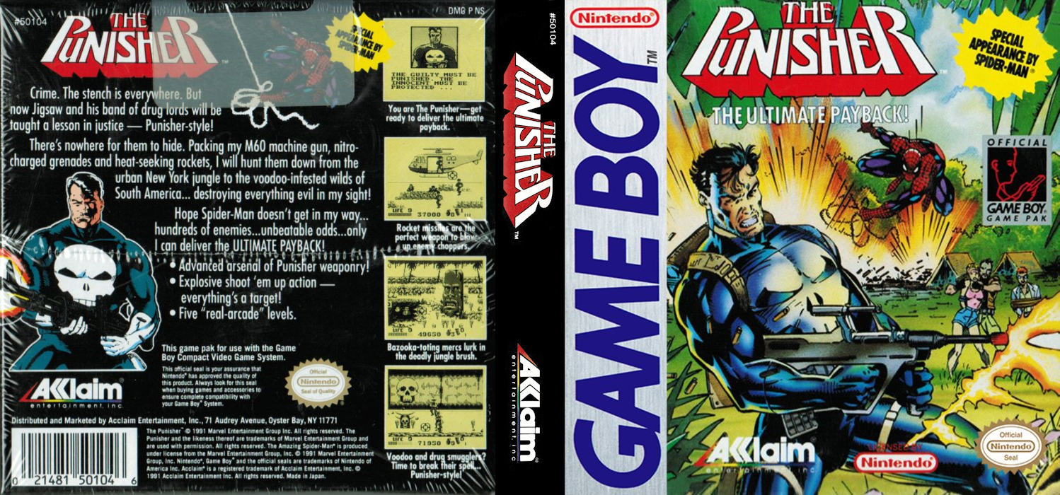 Punisher, The - The Ultimate Payback — box-texture (US)