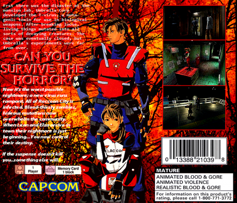 Resident Evil 1.5 — box-2D-back (US)