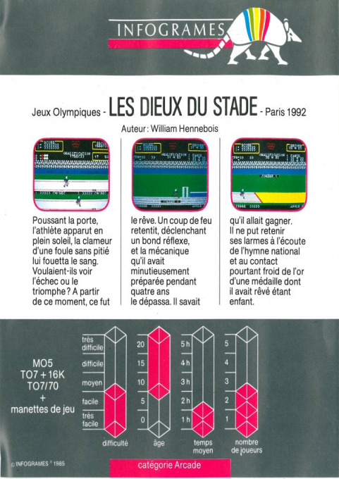Dieux Du Stade, Les — box-2D-back (WOR)