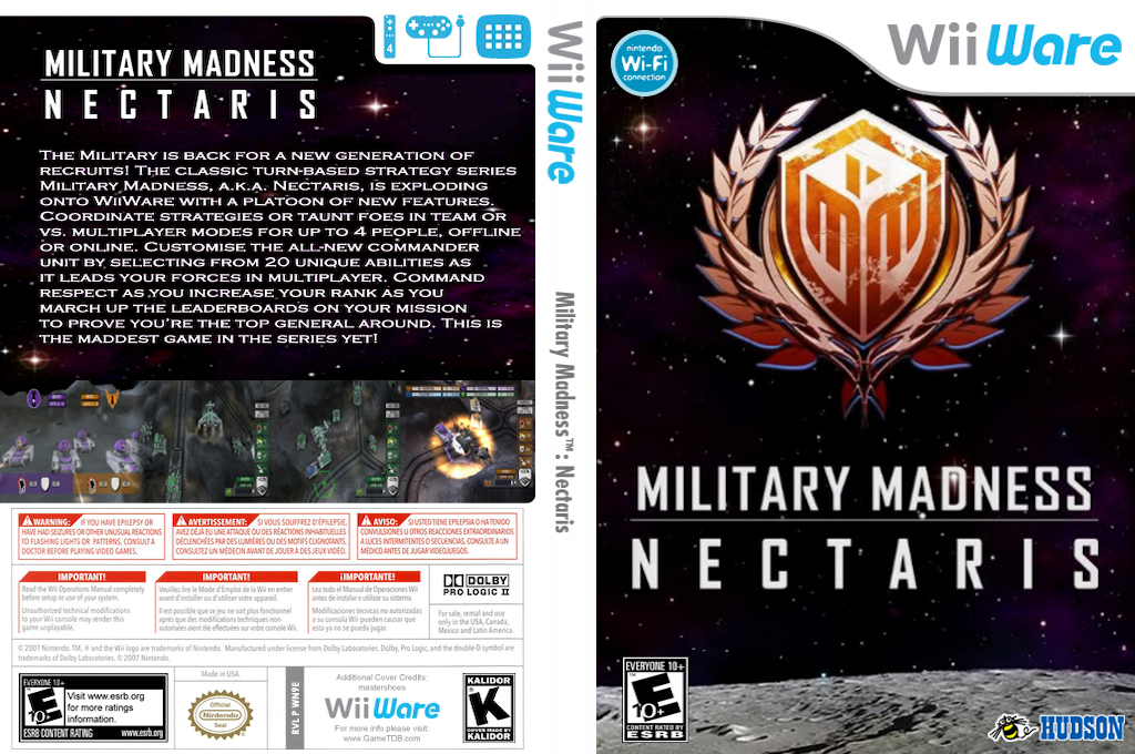 Military Madness - Nectaris — box-texture (US)