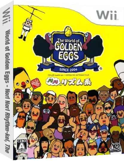 World of Golden Eggs, The - Nori Nori Rhythm-kei — box-3D (JP)