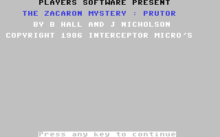 The Zacaron Mystery : Prutor — sstitle (WOR)