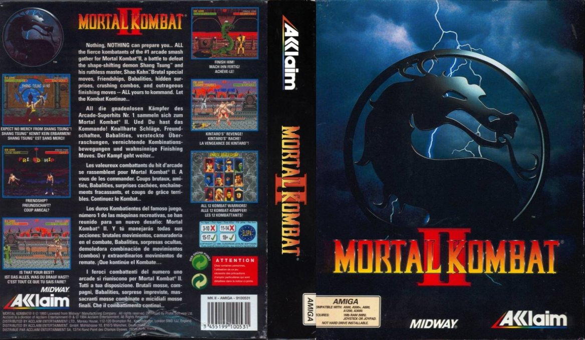 Mortal Kombat II — box-texture (EU)