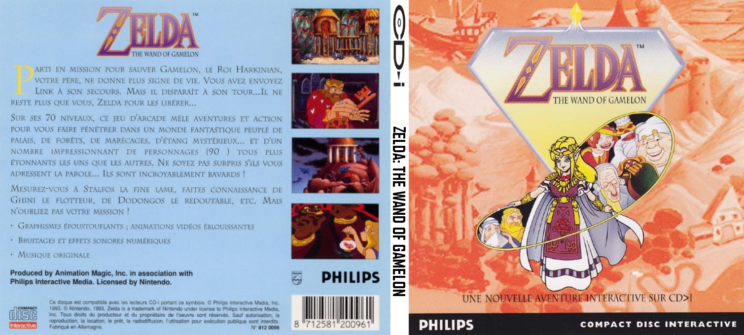 Zelda - The Wand Of Gamelon — box-texture (FR)