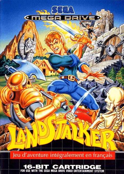 Landstalker - Koutei No Zaihou — box-2D (FR)