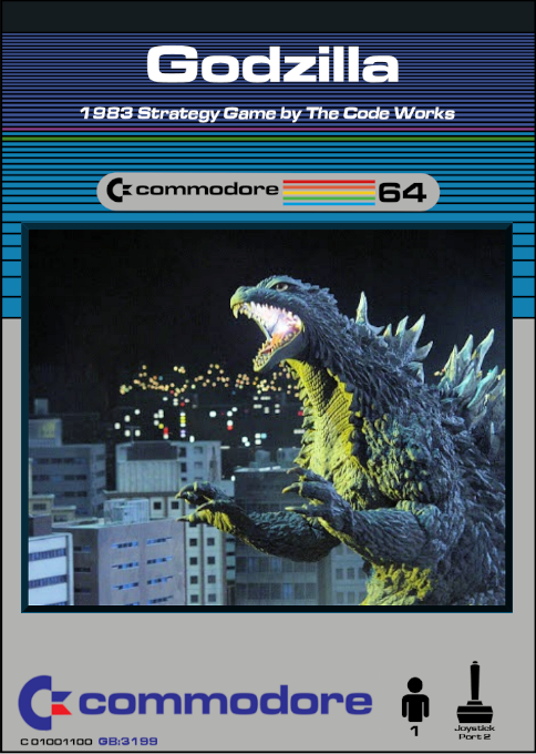 Godzilla box art