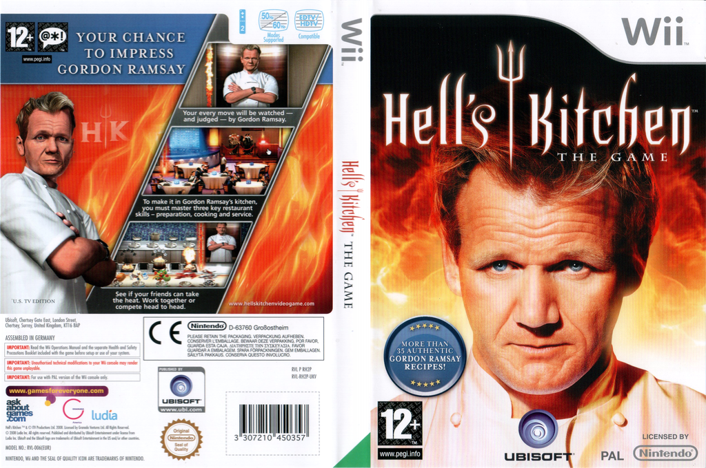 Hell's Kitchen - The Game — box-texture (EU)
