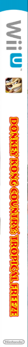 Donkey Kong Country - Tropical Freeze — box-2D-side (US)