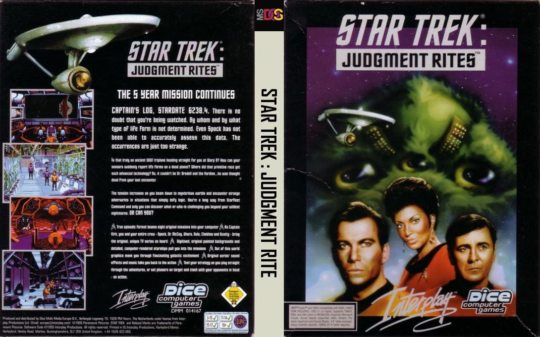 Star Trek - Judgement Rites Cd — box-texture (EU)