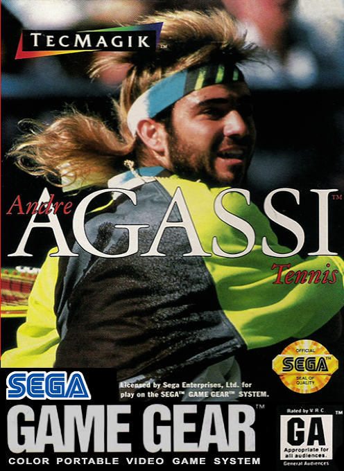 Andre Agassi Tennis box art