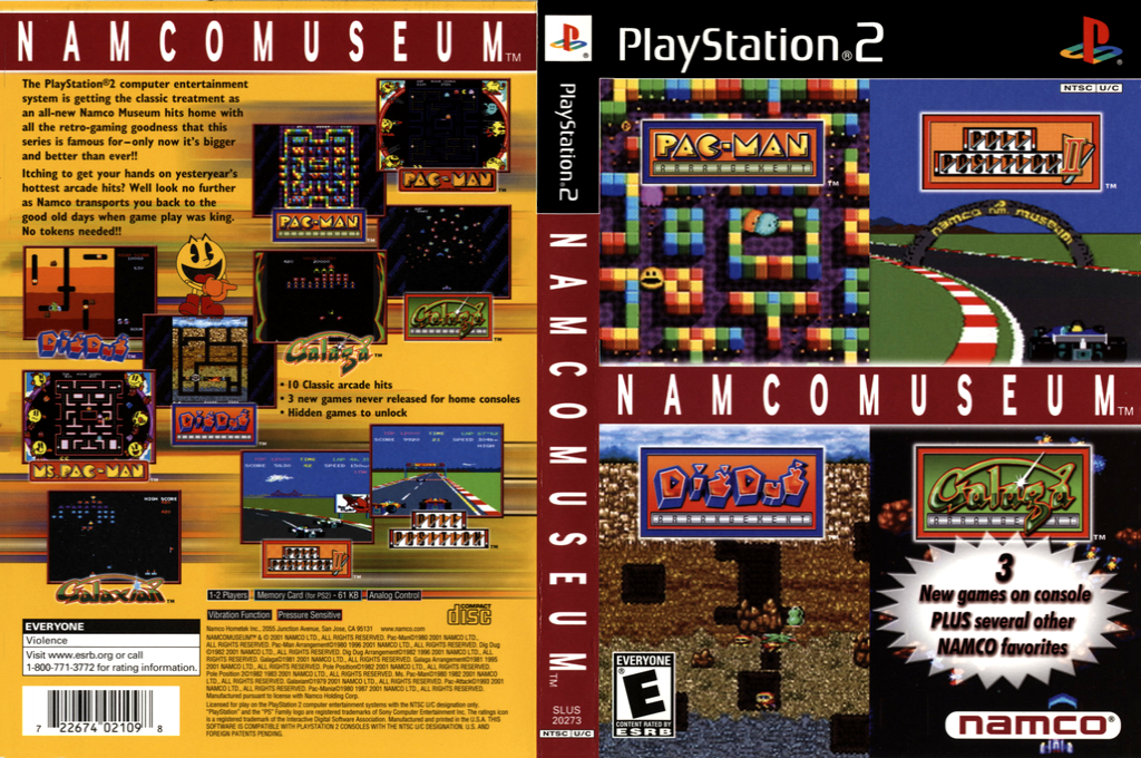 Namco Museum — box-texture (US)