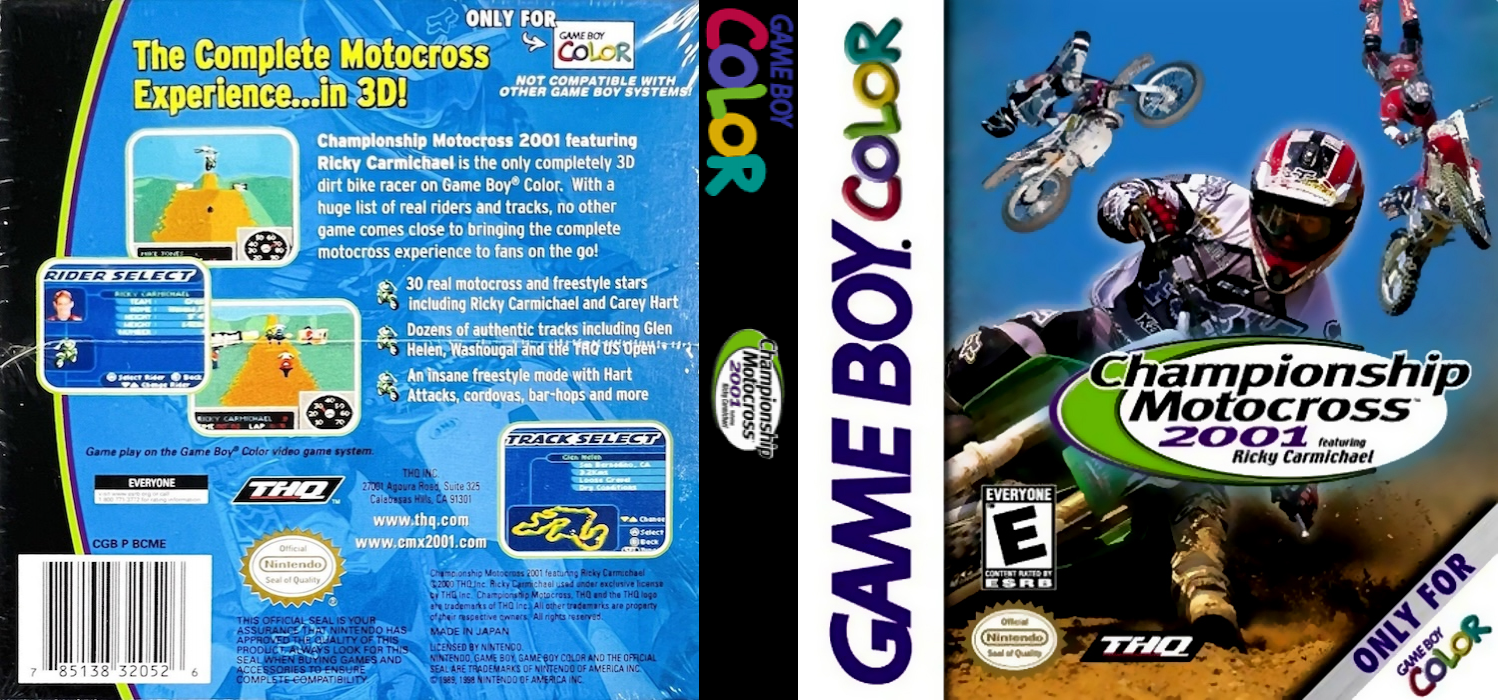 Championship Motocross 2001 featuring Ricky Carmic — box-texture (US)
