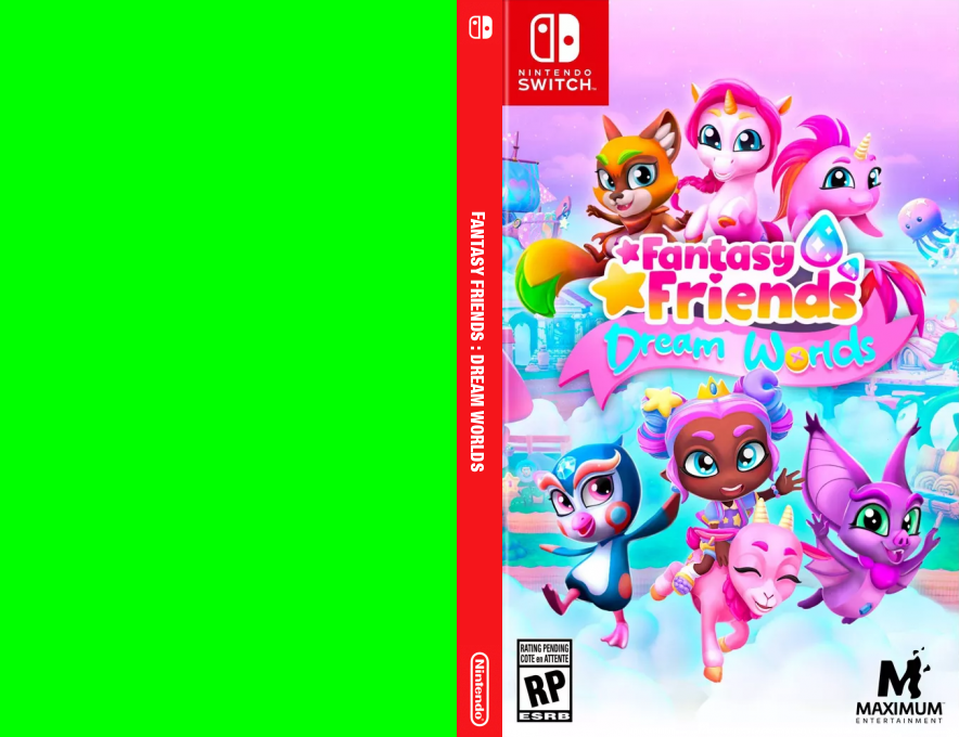 Fantasy Friends - Dream Worlds — box-texture (US)