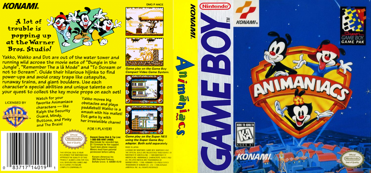 Animaniacs — box-texture (US)