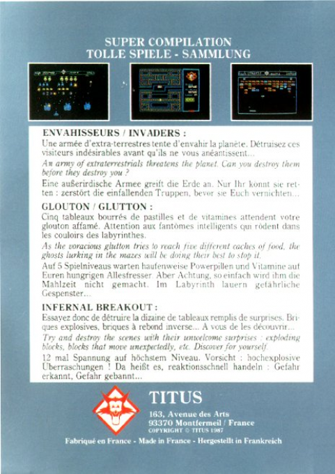 Classiques Volume 1 — box-2D-back (WOR)