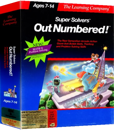 Super Solvers - OutNumbered! — box-3D (US)