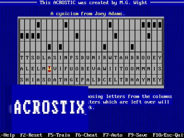 Acrostix — mixrbv2 (WOR)