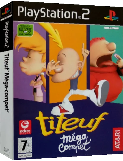 Titeuf Mega-compet' — box-3D (FR)