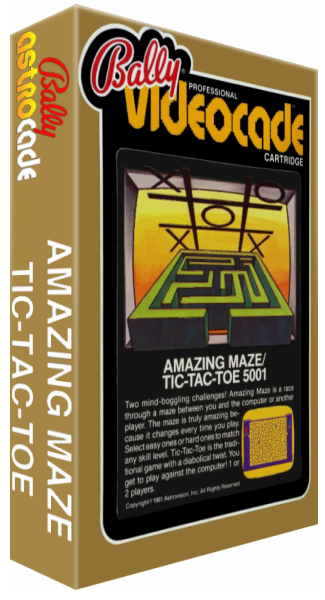 Amazing Maze+tic Tac Toe — box-3D (WOR)