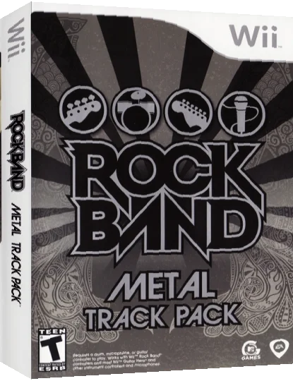 Rock Band - Metal Track Pack — box-3D (US)