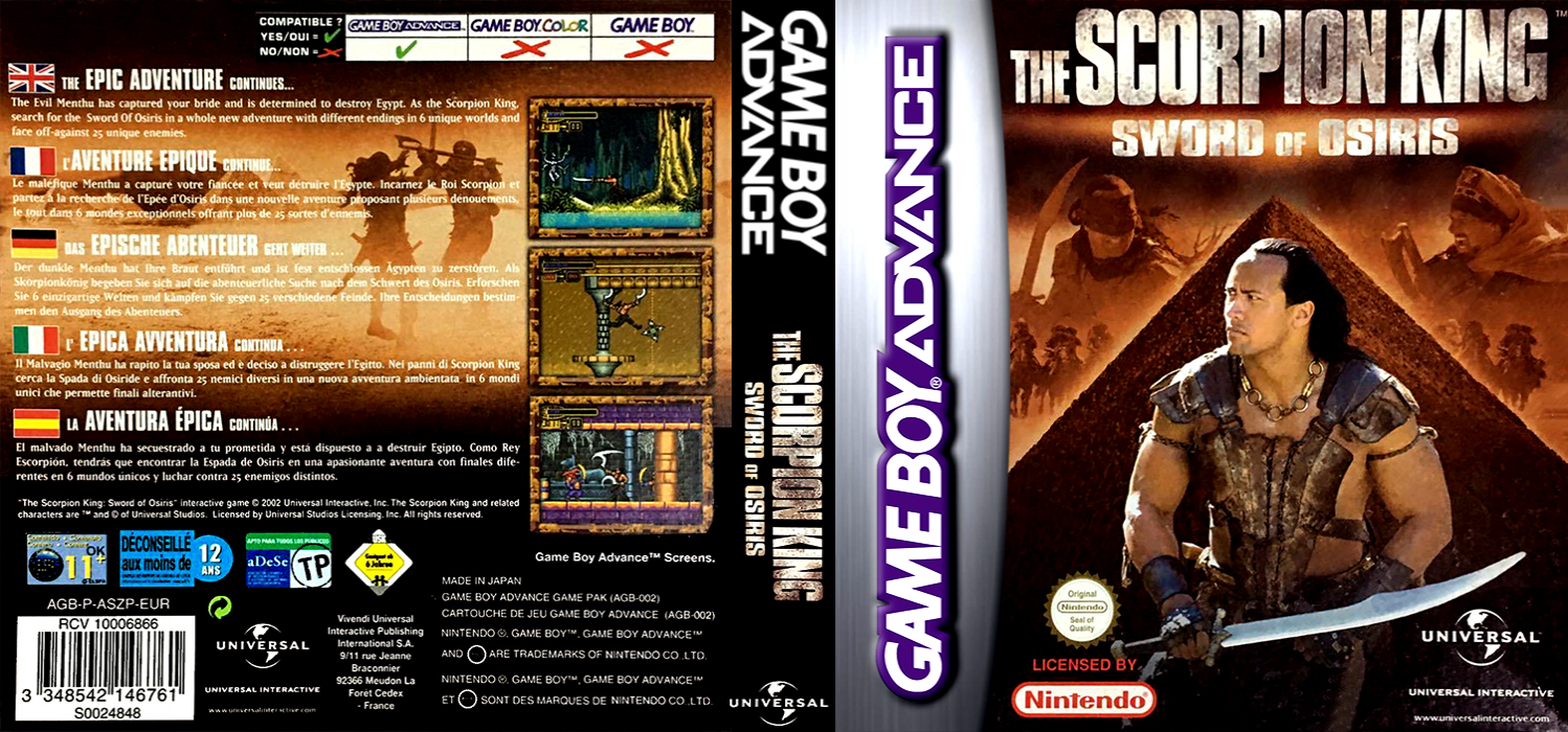 Scorpion King - Sword Of Osiris, The — box-texture (EU)