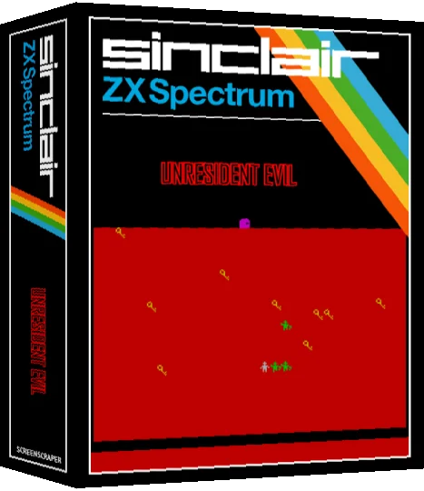 Unresident Evil — box-3D (SS)