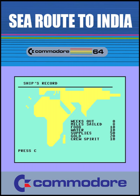 Sea Route to India box art