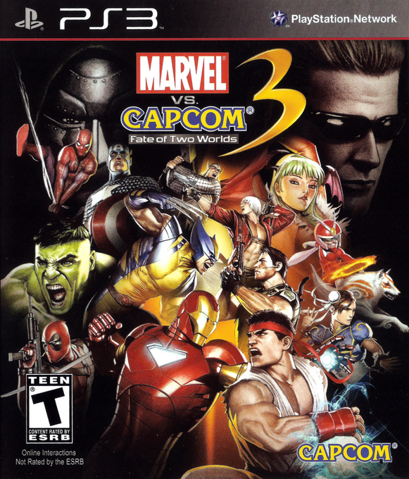 Marvel vs. Capcom 3 - Fate of Two Worlds box art