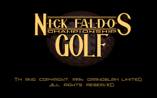 Nick Faldos Championship Golf — sstitle (EU)