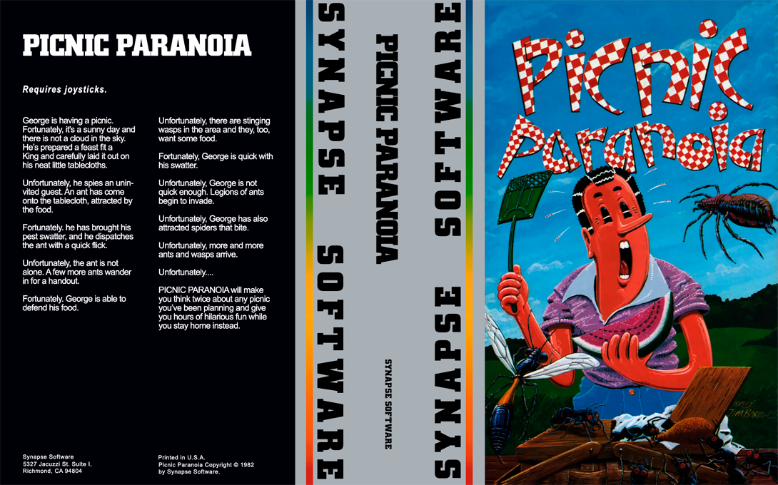 Picnic Paranoia — box-texture (US)