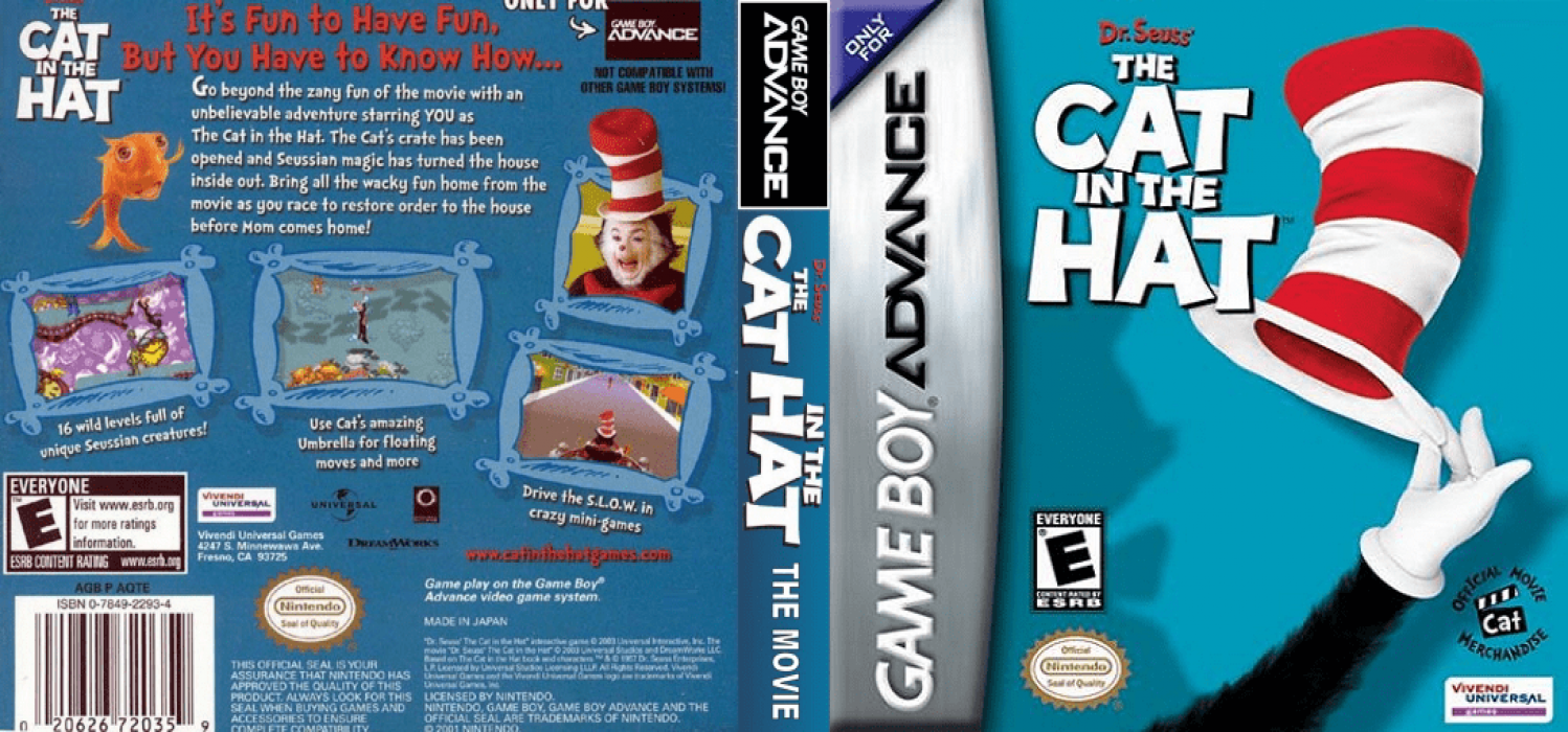 Dr. Seuss' The Cat in the Hat — box-texture (US)