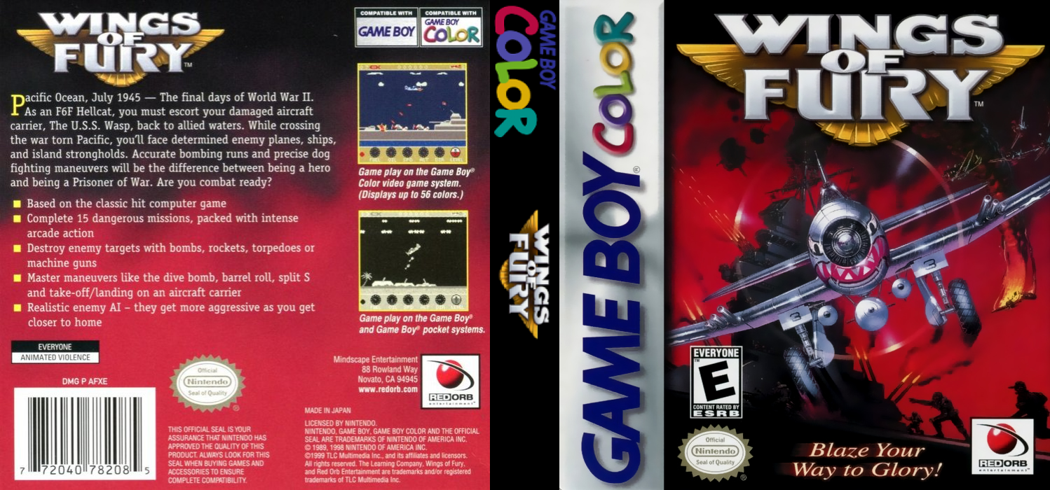 Wings Of Fury — box-texture (US)