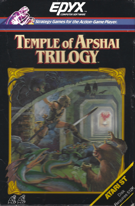 Temple of Apshai Trilogy, The box art