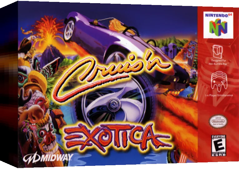 Cruis'n Exotica — box-3D (US)